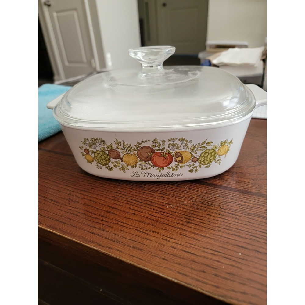 CORNING WARE SPICE OF LIFE CASSEROLE DISH WITH LID ,A-2 -B  (2 Quart) Vintage #